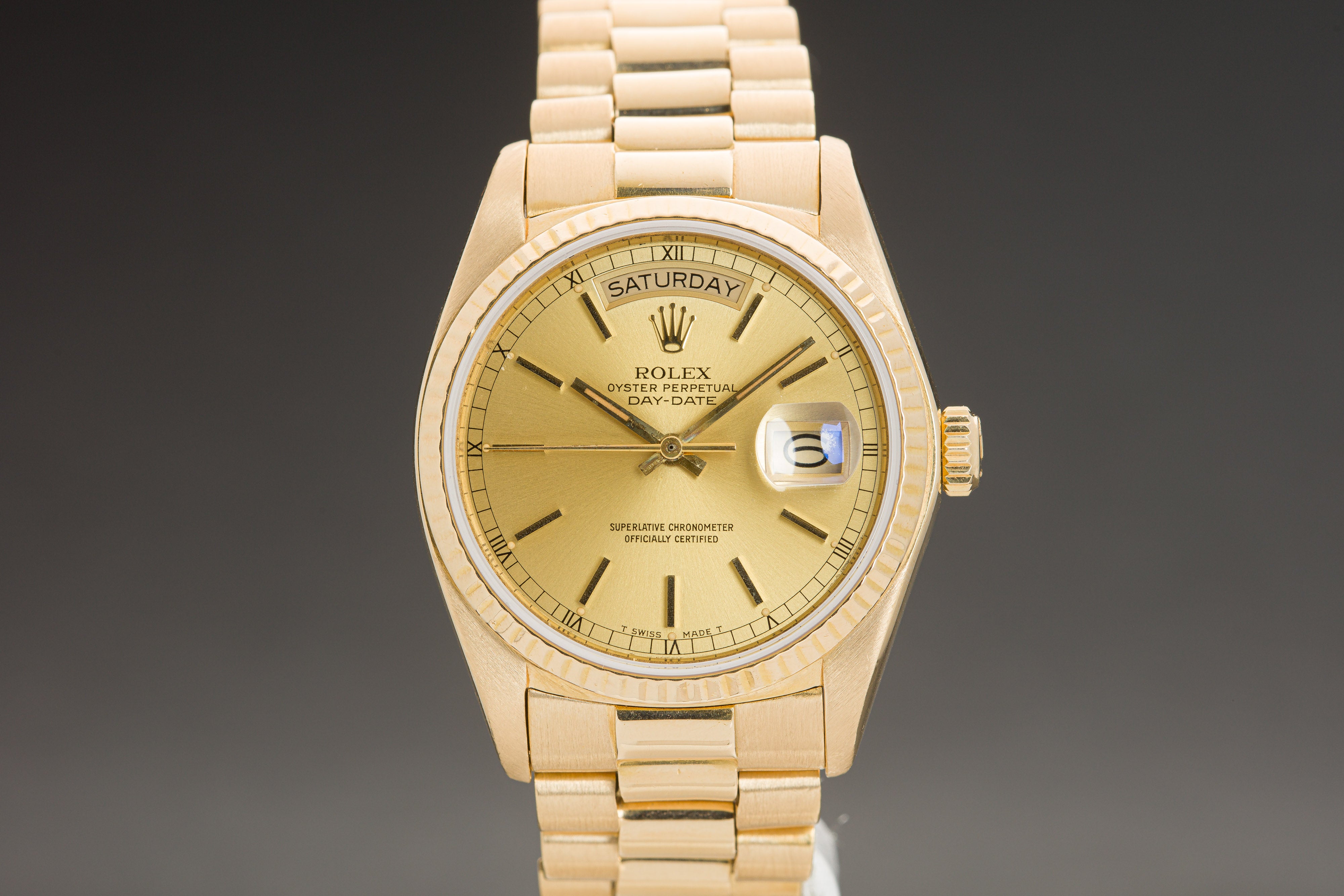 HQ Milton 1978 Rolex Day Date 18038 Champagne Dial Inventory