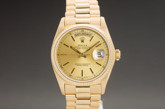 1978 Rolex Day-Date 18038 Champagne Dial